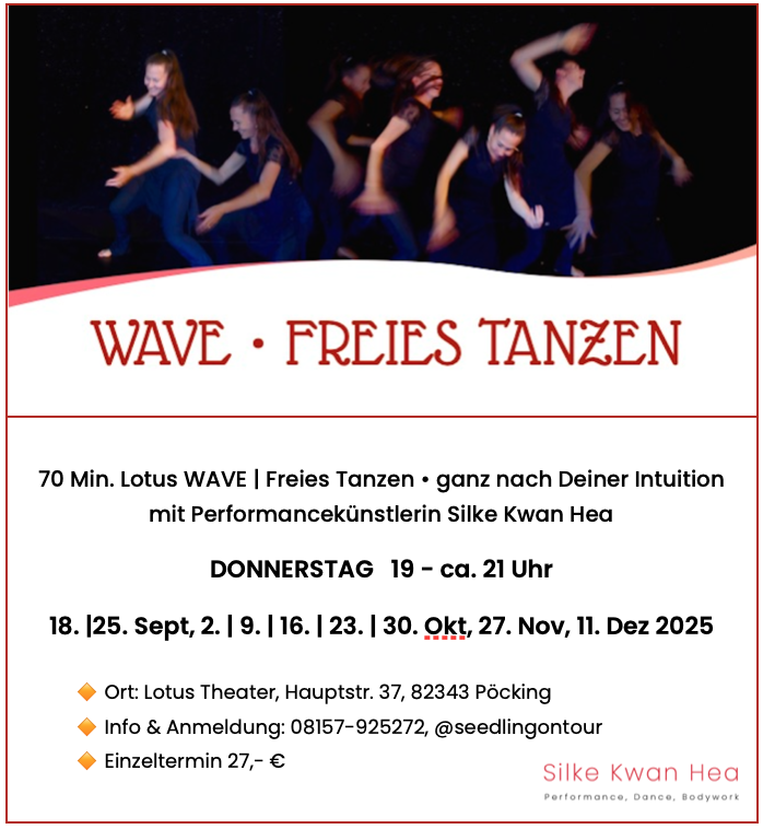 WAVE • FREIES TANZEN • EINZELTERMIN